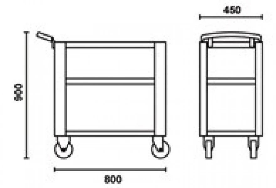 Beta C51 O-Trolly - Gereedschapswagen Oranje 3 Beta C51 O-Trolly - Gereedschapswagen Oranje
