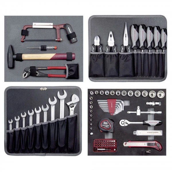 Kraftwerk B143 Basic Allround-Alu-Gereedschapkoffer 102 Delig 4 Kraftwerk B143 Basic Allround-Alu-Gereedschapkoffer 102 Delig - Afbeelding 2