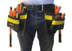 ToolPack Industriële Gereedschapsgordel, 2 Afneembare Holsters, Verstelbare Leren Riem, Metalen Gesp -Werkplaats Expert 366.07420filled20on20hip.jpg 1200x600 87cd5ebc88