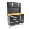 HBM Gereedschapswagen Met Kastenwand, Houten Werkblad, 122 Cm, Zwart -Werkplaats Expert hbm 001 95.jpg 1200x600 985b4ebc88
