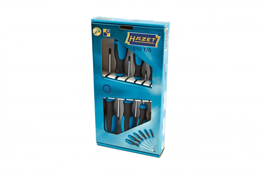 Hazet 6 Delige Torx Schroevendraaierset 810T/6 4 Hazet 6 Delige Torx Schroevendraaierset 810T/6 - Afbeelding 2