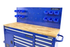 HBM Gereedschapswagen Met Achterwand, Houten Werkblad, 158 Cm, Blauw 22 HBM Gereedschapswagen Met Achterwand, Houten Werkblad, 158 Cm, Blauw -Werkplaats Expert hbm 019 100.jpg 1200x600 48819ebc88
