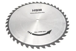 HBM 700 Mm - 42-T Zaagblad Voor HBM Professionele Wipzaag / Brandhoutzaag 5.5 PK - 400 Volt