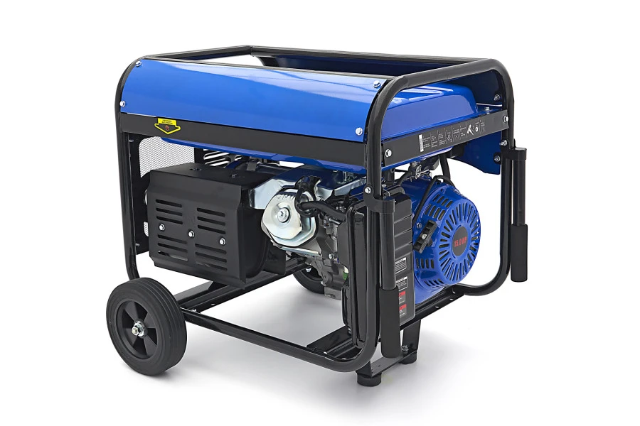 HBM 4300W Generator, Aggregaat Met 389 Cc Benzinemotor, 2 X 230 V / 12 V 4 HBM 4300W Generator, Aggregaat Met 389 Cc Benzinemotor, 2 X 230 V / 12 V - Afbeelding 2