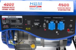 HBM 4300W Generator, Aggregaat Met 389 Cc Benzinemotor, 2 X 230 V / 12 V 13 HBM 4300W Generator, Aggregaat Met 389 Cc Benzinemotor, 2 X 230 V / 12 V -Werkplaats Expert hbm 066 143.jpg 1200x600 c7f31ebc88
