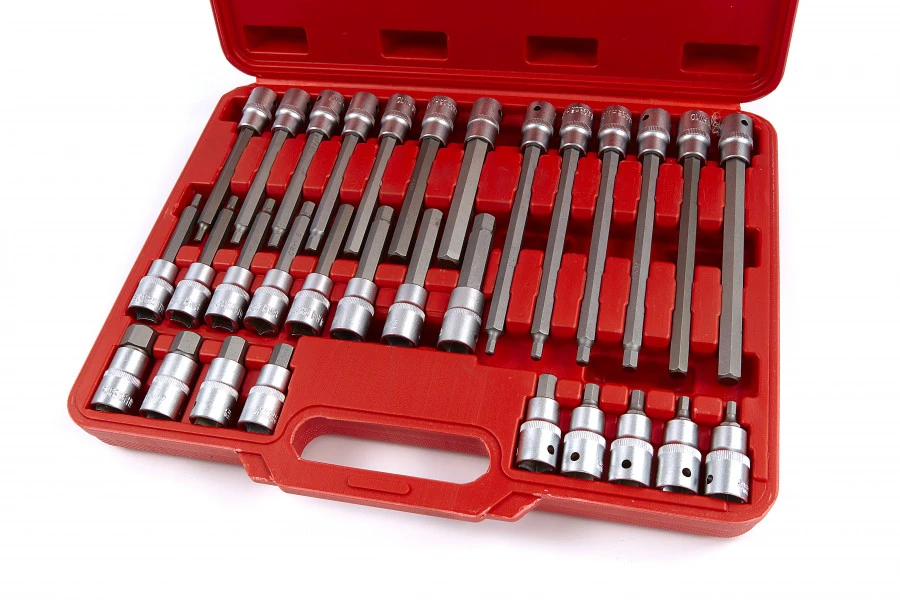 HBM Profi 30-Delige 1/2" Inbus Doppenset 3 HBM Profi 30-Delige 1/2" Inbus Doppenset