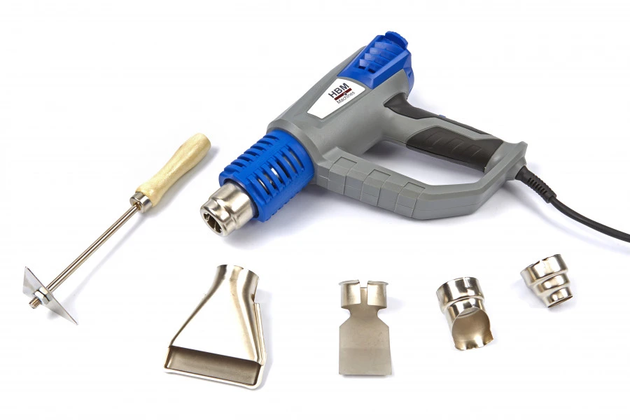 HBM Verstelbaar Heteluchtpistool Deluxe 2000 Watt Incl 6 Accessoires 3 HBM Verstelbaar Heteluchtpistool Deluxe 2000 Watt Incl 6 Accessoires