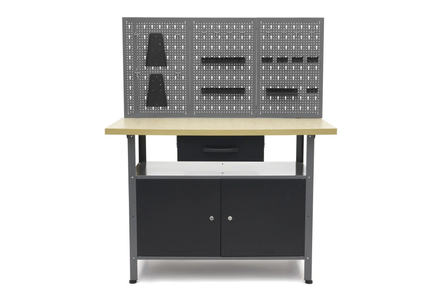 HBM Werkbank Met Deuren 120 X 60 X 145 Cm 3 HBM Werkbank Met Deuren 120 X 60 X 145 Cm