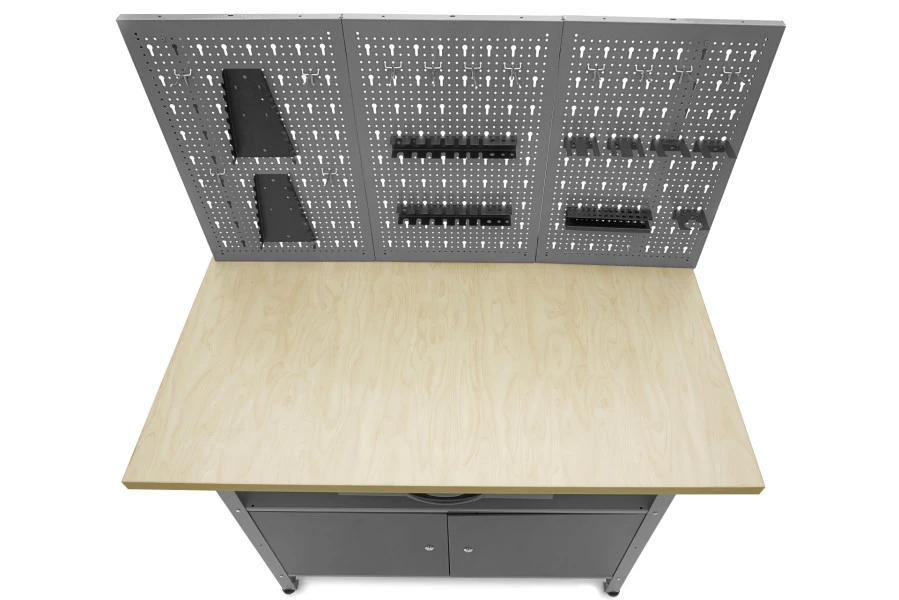 HBM Werkbank Met Deuren 120 X 60 X 145 Cm 9 HBM Werkbank Met Deuren 120 X 60 X 145 Cm - Afbeelding 7