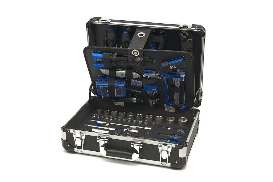 HBM Gereedschapskoffer, Gereedschapsset Met EVA Inlay 154-delig 4 HBM Gereedschapskoffer, Gereedschapsset Met EVA Inlay 154-delig - Afbeelding 2