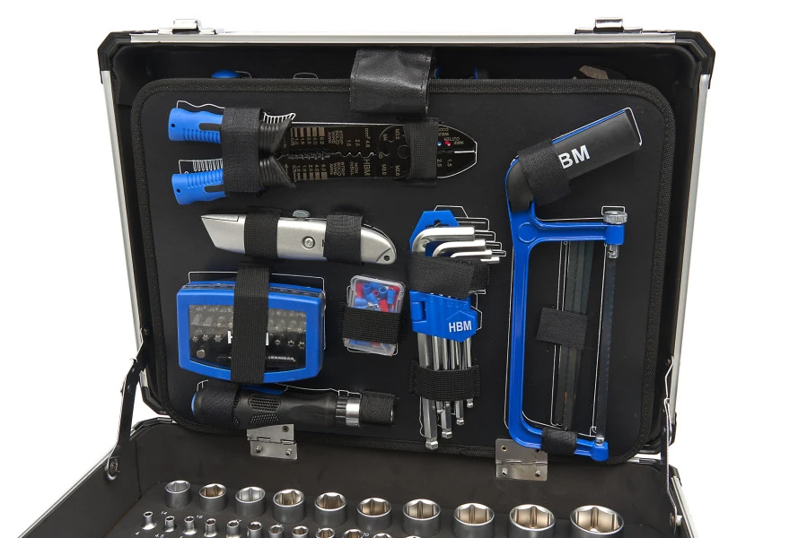 HBM Gereedschapskoffer, Gereedschapsset Met EVA Inlay 154-delig 6 HBM Gereedschapskoffer, Gereedschapsset Met EVA Inlay 154-delig - Afbeelding 4