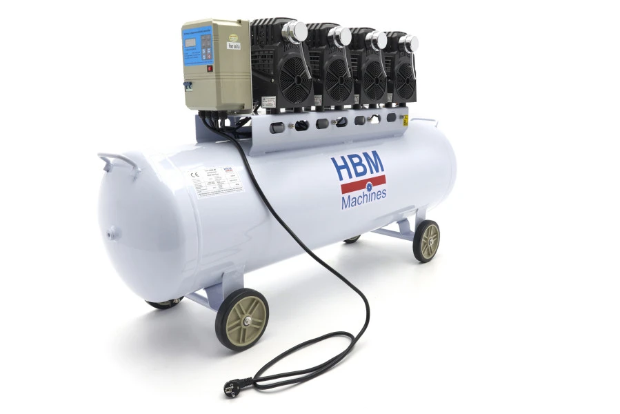 HBM 200 Liter Professionele Low Noise Compressor - Model 2 4 HBM 200 Liter Professionele Low Noise Compressor - Model 2 - Afbeelding 2