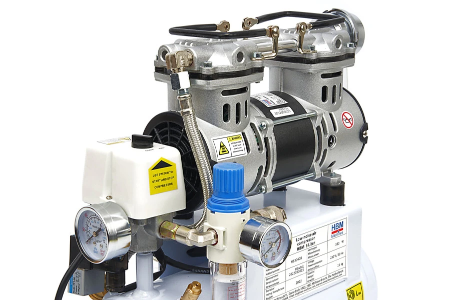 HBM Low Noise Compressor 6 Liter, Model 2 7 HBM Low Noise Compressor 6 Liter, Model 2 - Afbeelding 5