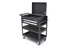 HBM 2 Laden Gereedschapswagen Met 2 Plateaus En Opbergvak - 91 Cm - Zwart -Werkplaats Expert hbm 184 88.jpg 1200x600 f2535ebc88