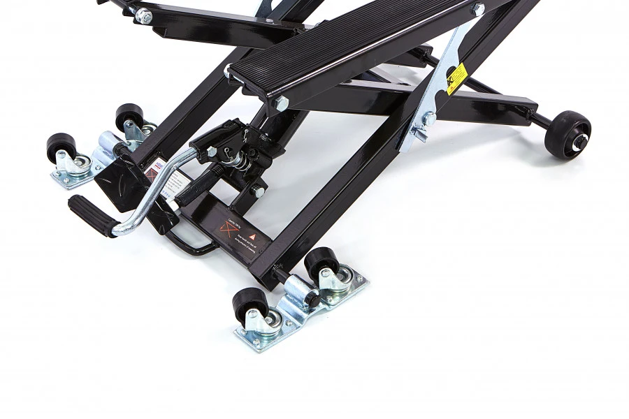 HBM Universele Verrijdbare Motorlift - ZWART 6 HBM Universele Verrijdbare Motorlift - ZWART - Afbeelding 4