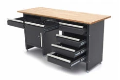 HBM 171 Cm Werkbank Met 6 Laden 1 Deur En Massief Houten Werkblad -Werkplaats Expert hbm 2096 7.jpg 1200x600 87224ebc88