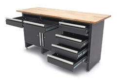 HBM 171 Cm Werkbank Met 6 Laden 2 Deuren En Massief Houten Werkblad -Werkplaats Expert hbm 2107 10.jpg 1200x600 d58c7ebc88