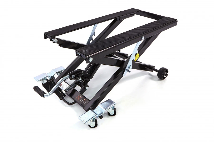 HBM Universele Verrijdbare Motorlift - ZWART 4 HBM Universele Verrijdbare Motorlift - ZWART - Afbeelding 2