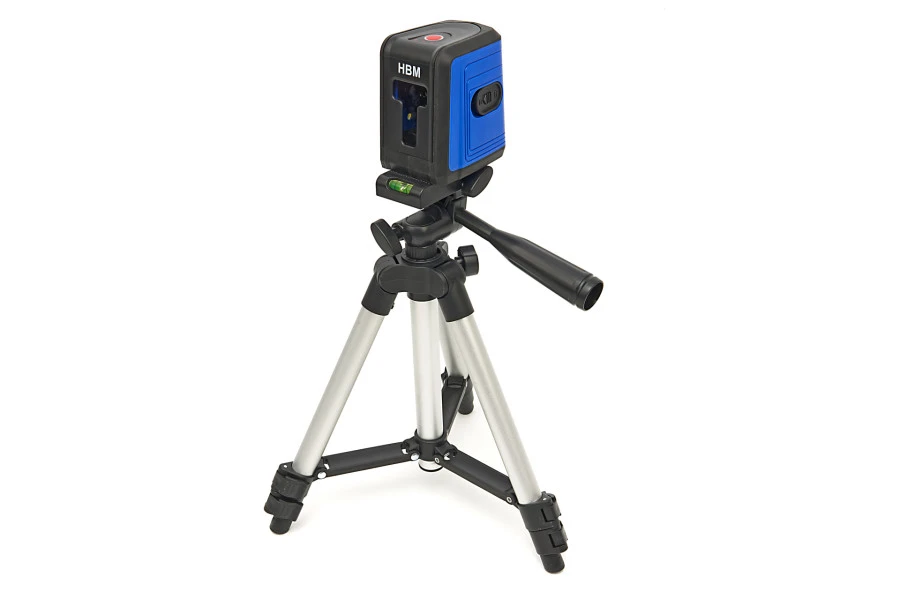 HBM Zelf Nivellerende Laser Kit - 10 Meter Inclusief 3 Poot Statief 3 HBM Zelf Nivellerende Laser Kit - 10 Meter Inclusief 3 Poot Statief
