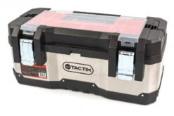 Tactix Professionele RVS Gereedschapskoffer Met Uitneembare Opbergbakjes -Werkplaats Expert hbm 242 40.jpg 1200x600 34089ebc88