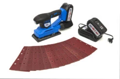 HBM Professionele 20 Volt 4,0AH Lion Vlakschuurmachine Inclusief 2 Lion Accu's En 15 Schuurvellen 25 HBM Professionele 20 Volt 4,0AH Lion Vlakschuurmachine Inclusief 2 Lion Accu's En 15 Schuurvellen -Werkplaats Expert hbm 270 41.jpg 1200x600 96c38ebc88