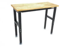 HBM Werkbank Met Massief Houten Blad, In Hoogte Verstelbaar, 122 Cm -Werkplaats Expert hbm 3135 5.jpg 1200x600 83b6debc88