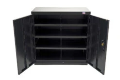 HBM Profi Gereedschapskast 90 X 45 X 90 Cm. Met 3 Planken Zwart -Werkplaats Expert hbm 329 21.jpg 1200x600 6a95eebc88