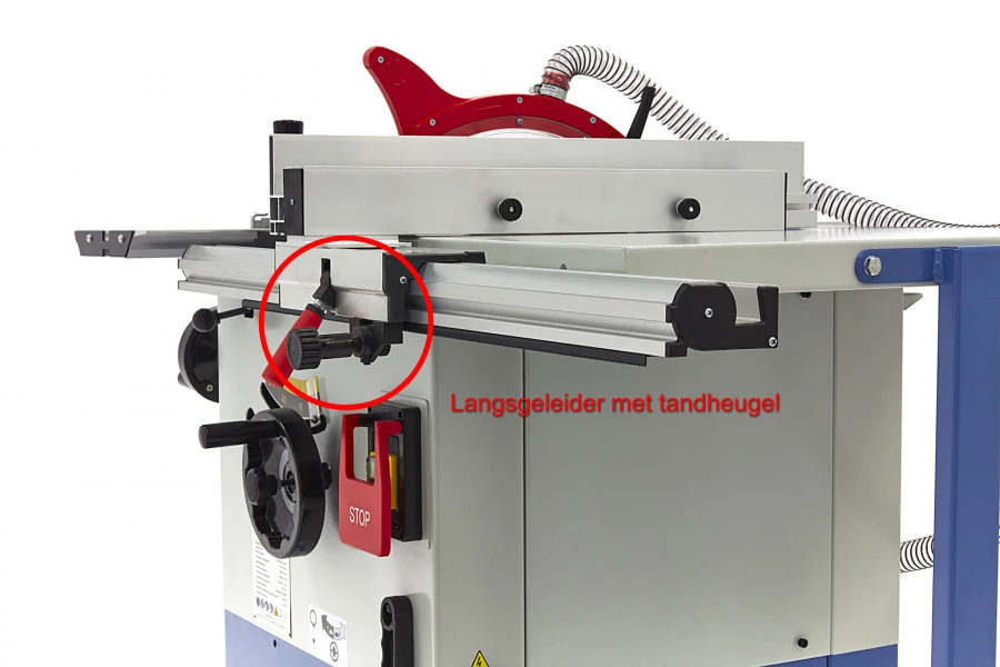 HBM 2200 Watt Professionele Cirkelzaagtafel Met Roltafel 15 HBM 2200 Watt Professionele Cirkelzaagtafel Met Roltafel - Afbeelding 13