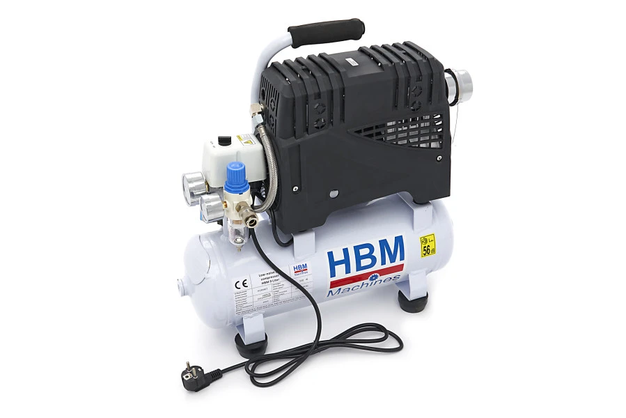 HBM 9 Liter Professionele Low Noise Compressor 6 HBM 9 Liter Professionele Low Noise Compressor - Afbeelding 4