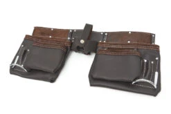 HBM Professionele Dubbele Gereedschapsriem / Spijkerschort Van Olie Gelooid Leer -Werkplaats Expert hbm 445 12.jpg 1200x600 ed7a4ebc88