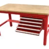 HBM 155 Cm Professionele Werkbank Met 5 Laden En Houten Werkblad, ROOD 1 HBM 155 Cm Professionele Werkbank Met 5 Laden En Houten Werkblad, ROOD -Werkplaats Expert hbm 609 1.jpg 1200x600 5545bebc88